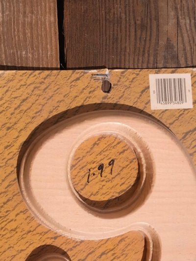 画像2: アンティーク　ハウスナンバープレート　9　パイン木材　デッドストック