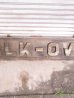 画像3: アンティーク　folkart　超大型　サイン　walkover　WALK-OVER　ホワイトバックス　ダーティーバックス　木製看板　ウォークオーバー　ビンテージ (3)