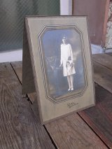アンティーク　古い写真　アイオワ州ダベンポートの女性　2人目　店舗用装飾品　ビンテージ