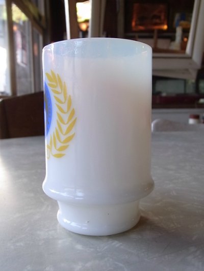 画像2: アンティーク　フェデラル　ミルクガラス　マグカップ　MEA 1950-1975　ビンテージ