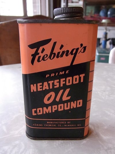画像3: アンティーク　ティン缶　Fieding's  NEATSFOOT OIL COMPOUND　ビンテージ