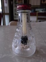 アンティーク　ガラスボトル瓶　ESQUIRE  Scuff-kote　ビンテージ