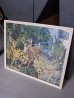 画像1: アンティーク　1940'S 50'S  ウォールオーナメント　壁掛け絵画　シカ　ビンテージ (1)