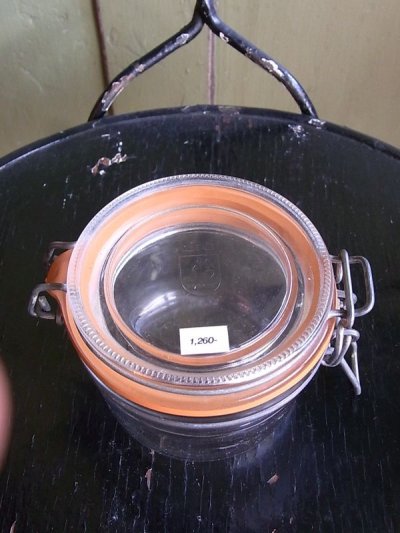 画像2: アンティーク　グラスジャー　保存容器　ビンテージ