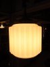 画像1: アンティーク   インダストリアル　工場照明　ペンダントランプ　シーリングライト　ミルクガラスシェード　1灯　ビンテージ (1)
