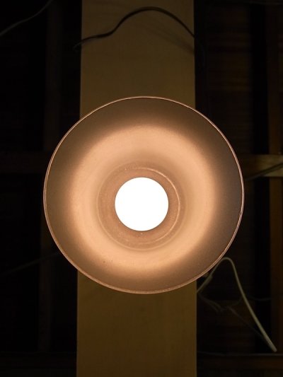 画像4: アンティーク　フロストガラスシェード　 ペンダントランプ　1灯　シーリングライト   ビンテージ