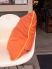 画像3: アンティーク　クッション　クッションカバー付きクッション　オレンジ　ヴィンテージ　その1 (3)