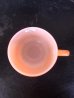 画像4: アンティーク　フェデラル　ミルクガラス　マグカップ　スタッキングマグ　オレンジ　ビンテージ (4)