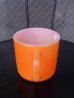 画像3: アンティーク　フェデラル　ミルクガラス　マグカップ　スタッキングマグ　オレンジ　ビンテージ (3)