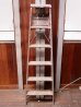 画像5: アンティーク　WATLING　ウッドステップラダー　ペンキ　ステンシル　はしご　木製脚立　超大型　6段　ビンテージ (5)
