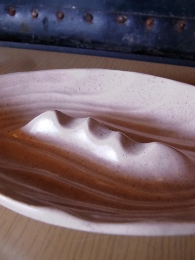 画像3: アンティーク　50'S　60'S　灰皿　小物入れ　陶器　アイボリー　ビンテージ