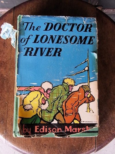 画像1: アンティーク　洋書　The DOCTOR of LONESOME　RIVER　1930,1931　本　古書　ビンテージ