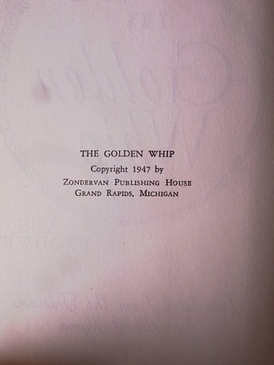 画像4: アンティーク　洋書　THE GOLDEN WHIP　1947　本　古書　ビンテージ
