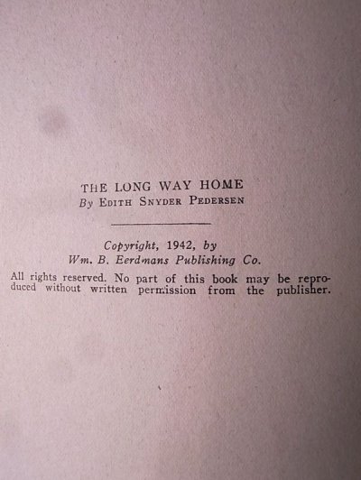 画像5: アンティーク　洋書　The Long Way Home　1942　本　古書　ビンテージ