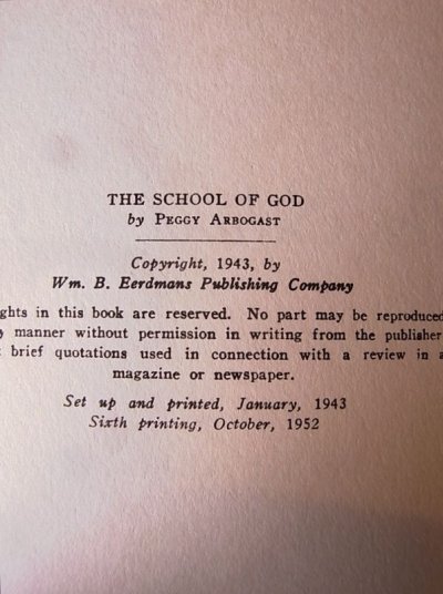 画像4: アンティーク　洋書　THE SCHOOL OF GOD　1943　本　古書　ビンテージ