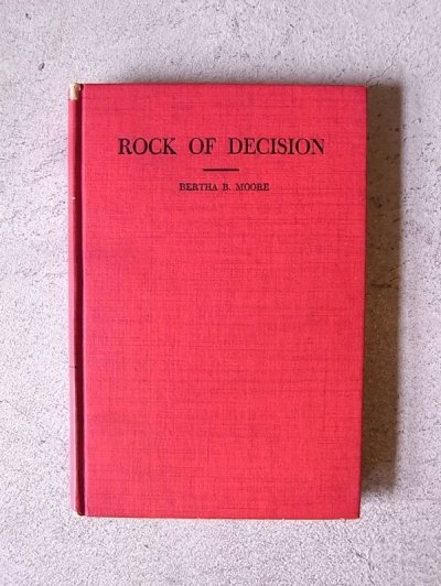 画像1: アンティーク　洋書　ROCK OF DECISION　1931　本　古書　ビンテージ