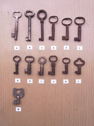 画像2: アンティーク　スケルトンキー　カギ　鍵　ビンテージ