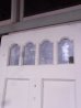 画像5: アンティーク　4分割ガラス窓付木製ドア　ホワイト　ビンテージ (5)