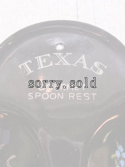 画像4: 1950'S 絵皿　小物入れ　TEXAS　spoon rest　プラスティック　ウォールオーナメント　壁掛け　アンティーク　ビンテージ