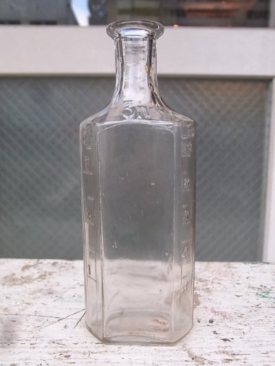 画像3: メディスンボトル　19世紀　瓶　クリアガラス　アンティーク　ビンテージ