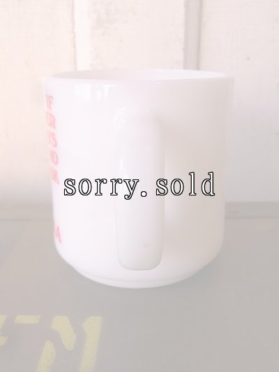 画像4: マグカップ　ミルクガラス　プリントマグ　IF MOTHER SAYS NO ASK GRANDMA　アンティーク　ビンテージ