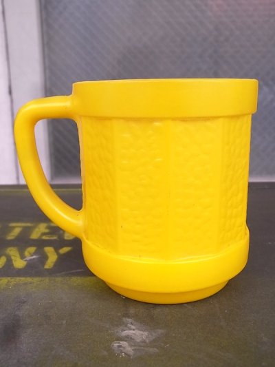 画像3: フェデラル　マグカップ　ミルクガラス　イエロー　レモン色　アンティーク　ビンテージ