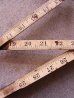 画像4: 1940'S　1950'S　木製　フォールディング ルーラー　ジグザグものさし　フレキシブル 定規　折りたたみ式　インチ　アンティーク　ビンテージ (4)