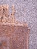 画像4: Moroccan rug　ラグマット　アートラグ　フリンジ　モロッコ製　玄関マット等に　柄　アンティーク　ビンテージ (4)