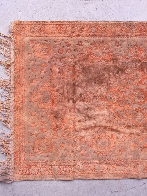 other photographs.1: Moroccan rug　ラグマット　アートラグ　フリンジ　モロッコ製　玄関マット等に　柄　アンティーク　ビンテージ