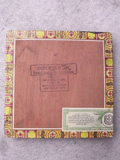 画像2: 木箱　jamaica  MACANUDO　葉巻　タバコ　アクセサリーケース　アドバタイジング　アンティーク　ビンテージ