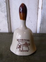 陶器のベル　呼び鈴　陶器　MISSOURI　ミズーリ州　アンティーク　ビンテージ