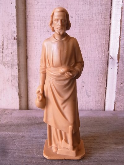 画像1: イエス・キリスト　聖人　オブジェ　プラスティック　小型　卓上オブジェ　アンティーク　ビンテージ