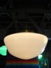 画像2: ペンダントランプ　ミルクガラスシェード　1灯　真鍮　スクールハウスシーリング　アンティーク　ビンテージ (2)