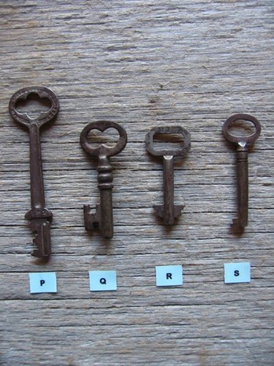 画像5: アンティーク　スケルトンキー　カギ　鍵　ビンテージ