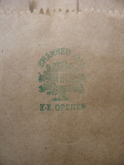 other photographs.1: 1910’S 20'S 30'S　デッドストック　紙袋　ショッピングバッグ　ペーパーバッグ　CHARRED OAK　E-Z OPENER　店舗什器　アンティーク　ビンテージ