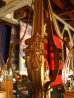 画像4: ビクトリアン　シーリングライト　5灯　ナロー　シャンデリア　装飾　チャーム付き　アイアン　真鍮　アンティーク　ビンテージ (4)