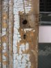 画像2: 木製ドア　ホワイト×スカイブルー　シャビー　スパイダー　最高　アンティーク　ビンテージ (2)