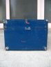 画像4: トランク　中型トランク　スーツケース　ブルー　鍵付き　店舗什器に　アンティーク　ビンテージ