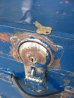 画像7: トランク　中型トランク　スーツケース　ブルー　鍵付き　店舗什器に　アンティーク　ビンテージ
