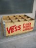 画像2: ボトルクレート　ベス　VESS　ボトルケース　ウッドボックス　木箱　アドバタイジング　アンティーク　ビンテージ (2)