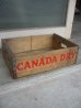 画像2: ボトルクレート　カナダドライ　CANADA DRY　ボトルケース　ウッドボックス　木箱　アドバタイジング　アンティーク　ビンテージ　その1 (2)