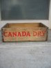 画像4: ボトルクレート　カナダドライ　CANADA DRY　ボトルケース　ウッドボックス　木箱　アドバタイジング　アンティーク　ビンテージ　その1