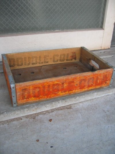 画像1: 1940’S　50年代　ボトルクレート　DOUBLE COLA　ボトルケース　ウッドボックス　木箱　アドバタイジング　アンティーク　ビンテージ　その10