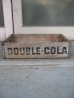 画像4: ボトルクレート　DOUBLE COLA　ボトルケース　ウッドボックス　木箱　アドバタイジング　アンティーク　ビンテージ　その9 (4)