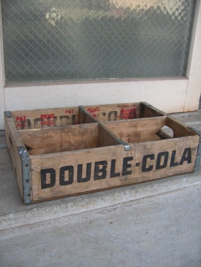 画像2: ボトルクレート　ダブルコーラ　DOUBLE COLA　ボトルケース　ウッドボックス　木箱　アドバタイジング　アンティーク　ビンテージ　その7