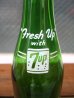 画像7: 1960'S　SODA BOTTLE　ソーダボトル　ポップボトル　ガラス瓶　セブンアップ　7up　アドバタイジング　アンティーク　ビンテージ