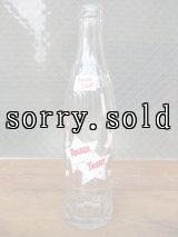 1960'S　レア　SODA BOTTLE　ソーダボトル　ポップボトル　ガラス瓶　DOUBLE TREAT　アドバタイジング　アンティーク　ビンテージ