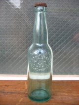 1900'S 10'S　レア　ビアボトル　ビール瓶　ガラス瓶　Christian Moerlein Brewing Co.　王冠付き　アドバタイジング　アンティーク　ビンテージ