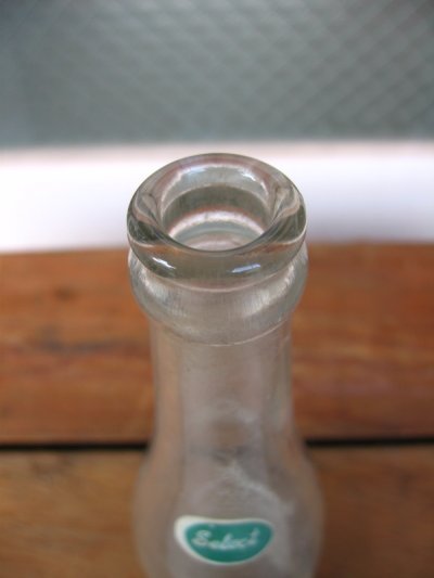 画像5: 1970'S　SODA BOTTLE　ソーダボトル　ポップボトル　ガラス瓶　SELECT　アドバタイジング　アンティーク　ビンテージ