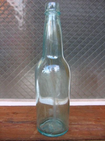 画像1: 1900'S　SODA BOTTLE　ソーダボトル　ポップボトル　無地　アンティーク　ビンテージ